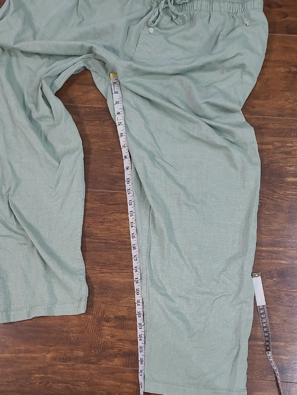 Polo by Ralph Lauren Light Sage Green Drawstring Chinos 100% Cotton Size Large
